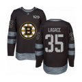 Boston Bruins #35 Maxime Lagace Authentic Black 1917-2017 100th Anniversary Hockey Jersey