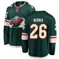 Minnesota Wild #26 Daniel Winnik Authentic Green Home Fanatics Branded Breakaway NHL Jersey