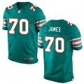 Miami Dolphins #70 Ja'Wuan James Elite Aqua Green Alternate NFL Jersey