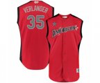 Houston Astros #35 Justin Verlander Authentic Red American League 2019 Baseball All-Star Jersey