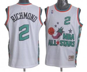 Sacramento Kings #2 Mitch Richmond Swingman White 1996 All Star Throwback Basketball Jersey
