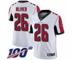 Atlanta Falcons #26 Isaiah Oliver White Vapor Untouchable Limited Player 100th Season Football Jersey