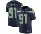 Seattle Seahawks #91 Jarran Reed Navy Blue Team Color Vapor Untouchable Limited Player Football Jersey