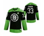 Boston Bruins #33 Zdeno Chara Green Hockey Fight nCoV Limited Hockey Jersey