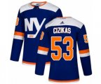 New York Islanders #53 Casey Cizikas Authentic Blue Alternate NHL Jersey