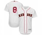 Boston Red Sox #8 Carl Yastrzemski White 2019 Gold Program Flex Base Authentic Collection Baseball Jersey