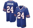 Buffalo Bills #24 Taron Johnson Game Royal Blue Team Color Football Jersey