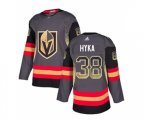 Vegas Golden Knights #38 Tomas Hyka Authentic Black Drift Fashion NHL Jersey