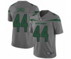 New York Jets #44 Harvey Langi Limited Gray Inverted Legend Football Jersey