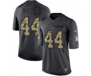Los Angeles Chargers #44 Kyzir White Limited Black 2016 Salute to Service Football Jersey