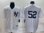 New York Yankees #52 C.C. Sabathia White Cool Base Stitched Jersey