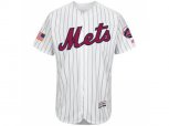 New York Mets Blank White Stitched 2016 Fashion Stars & Stripes Flex Base Baseball Jersey