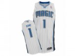 Orlando Magic #1 Jonathan Isaac Authentic White Home NBA Jersey
