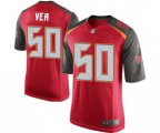 Tampa Bay Buccaneers #50 Vita Vea Game Red Team Color Football Jersey