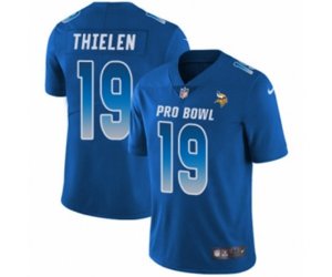 Minnesota Vikings #19 Adam Thielen Limited Royal Blue NFC 2019 Pro Bowl NFL Jersey