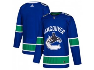 Vancouver Canucks Blank Blue Home Authentic Stitched NHL Jersey
