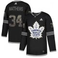 Toronto Maple Leafs #34 Auston Matthews Black Authentic Classic Stitched NHL Jersey