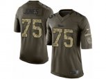 Los Angeles Rams #75 Deacon Jones Limited Green Salute to Service NFL Jersey