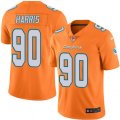 Miami Dolphins #90 Charles Harris Elite Orange Rush Vapor Untouchable NFL Jersey