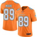 Miami Dolphins #89 Nat Moore Elite Orange Rush Vapor Untouchable NFL Jersey