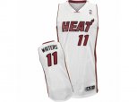 Miami Heat #11 Dion Waiters Authentic White Home NBA Jersey