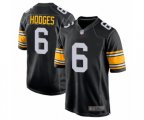 Pittsburgh Steelers #6 Devlin Hodges Game Black Alternate Football Jersey