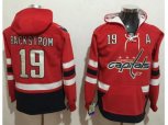 Washington Capitals #19 Nicklas Backstrom Red Name & Number Pullover NHL Hoodie