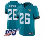 Jacksonville Jaguars #26 Jarrod Wilson Teal Green Alternate Vapor Untouchable Limited Player 100th Season Football Jersey