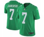 Philadelphia Eagles #7 Ron Jaworski Limited Green Rush Vapor Untouchable Football Jersey