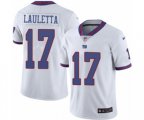 New York Giants #17 Kyle Lauletta Elite White Rush Vapor Untouchable NFL Jersey