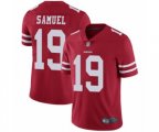 San Francisco 49ers #19 Deebo Samuel Red Team Color Vapor Untouchable Limited Player Football Jersey