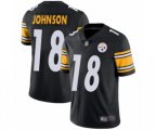 Pittsburgh Steelers #18 Diontae Johnson Black Team Color Vapor Untouchable Limited Player Football Jersey