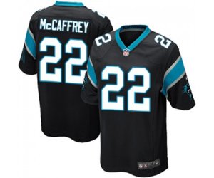 Carolina Panthers #22 Christian McCaffrey Game Black Team Color Football Jersey