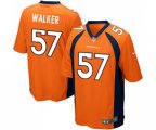 Denver Broncos #57 Demarcus Walker Game Orange Team Color Football Jersey