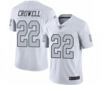Oakland Raiders #22 Isaiah Crowell Limited White Rush Vapor Untouchable Football Jersey