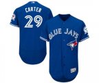 Toronto Blue Jays #29 Joe Carter Blue Alternate Flex Base Authentic Collection Baseball Jersey