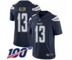 Los Angeles Chargers #13 Keenan Allen Navy Blue Team Color Vapor Untouchable Limited Player 100th Season Football Jersey