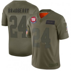 New York Giants #24 James Bradberry Camo Stitched NFL Limited 2019 Salute To Service Jersey