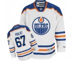Edmonton Oilers #67 Benoit Pouliot Authentic White Away NHL Jersey