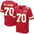 Kansas City Chiefs #70 Bryan Witzmann Red Team Color Vapor Untouchable Elite Player NFL Jersey