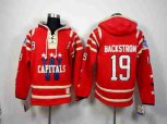 Washington Capitals #19 Nicklas Backstrom red [pullover hooded sweatshirt][patch A]