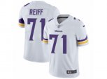 Minnesota Vikings #71 Riley Reiff Vapor Untouchable Limited White NFL Jersey