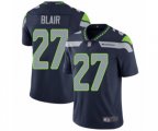 Seattle Seahawks #27 Marquise Blair Navy Blue Team Color Vapor Untouchable Limited Player Football Jersey