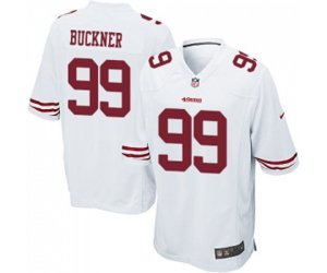 San Francisco 49ers #99 DeForest Buckner Game White Football Jersey