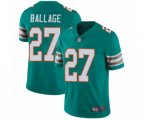 Miami Dolphins #27 Kalen Ballage Aqua Green Alternate Vapor Untouchable Limited Player Football Jersey