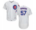 Chicago Cubs James Norwood White Home Flex Base Authentic Collection Baseball Player Jersey
