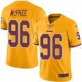 Washington Redskins #96 Pernell McPhee Limited Gold Rush Vapor Untouchable NFL Jersey