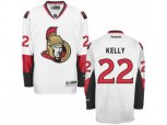 Ottawa Senators #22 Chris Kelly Authentic White Away NHL Jersey