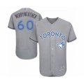 Toronto Blue Jays #60 Julian Merryweather Authentic Gray 2016 Father's Day Fashion Flex Base Baseball Player Jersey