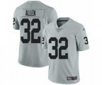 Oakland Raiders #32 Marcus Allen Limited Silver Inverted Legend Football Jersey
